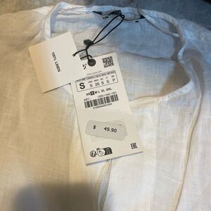 Zara linen top